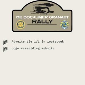 Etappebord sponsor (advertentie groot)